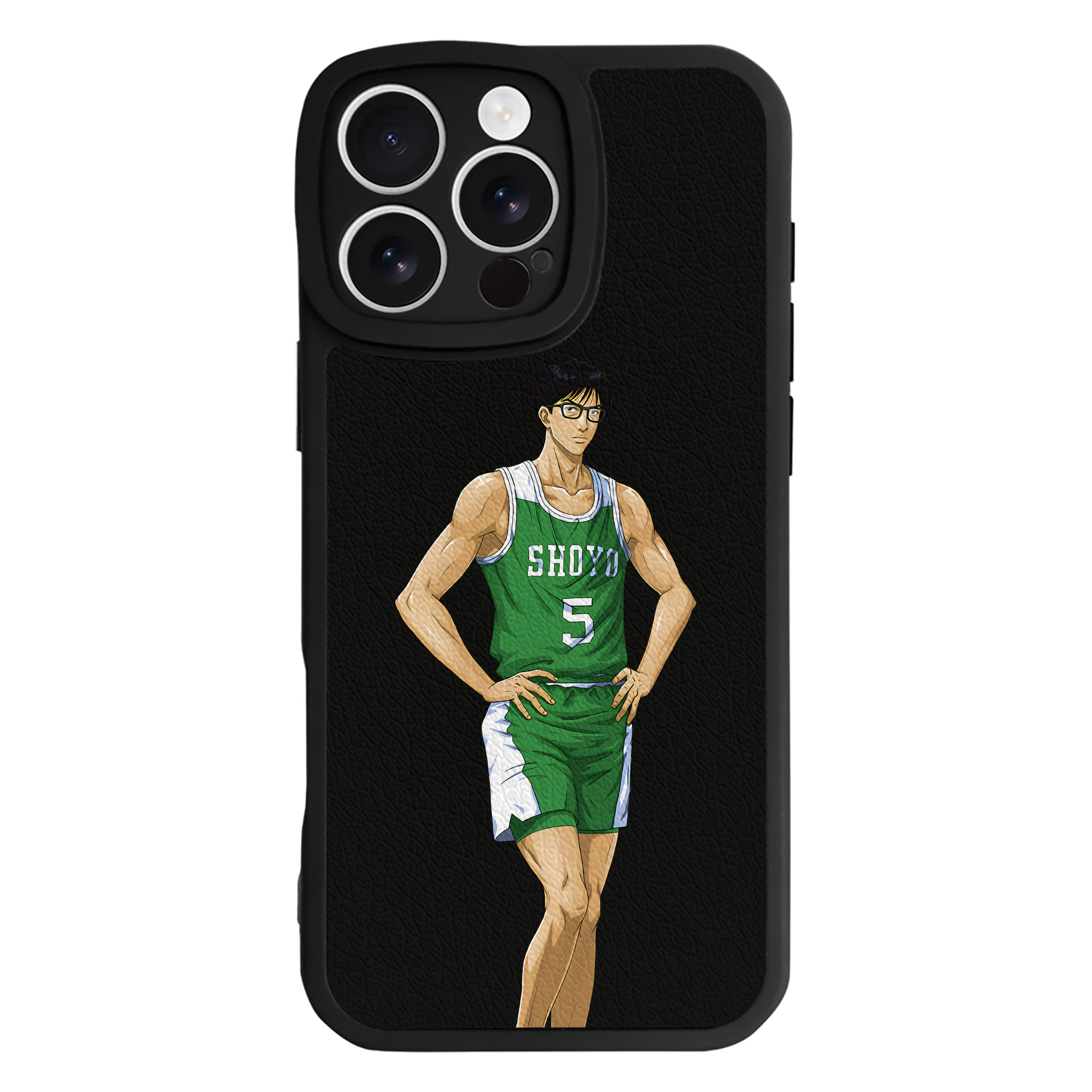 （画像用） SLAM DUNK／スラムダンク 【iPhone 16シリーズ対応】シリコンスマホケース（レザー調） 材質：シリコン